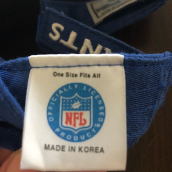 NY Giants sun visor. Adjustable - Picture 3 of 3
